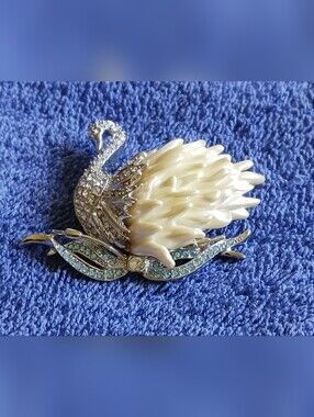 Vintage Nolan Miller Swan Brooch